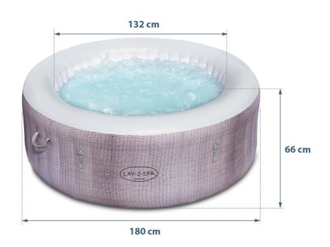Dmuchane SPA z masażem i podgrzewaczem wody 4 osobowe Bestway 60003 Bestway Dmuchane SPA z masażem i podgrzewaczem wody 4 osobowe Bestway 60003 Bestway