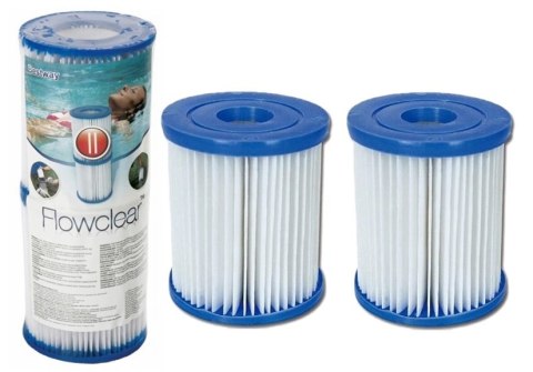Filtr do pompy filtrującej Typ II 2szt. Bestway 58094 Bestway Filtr do pompy filtrującej Typ II 2szt. Bestway 58094 Bestway