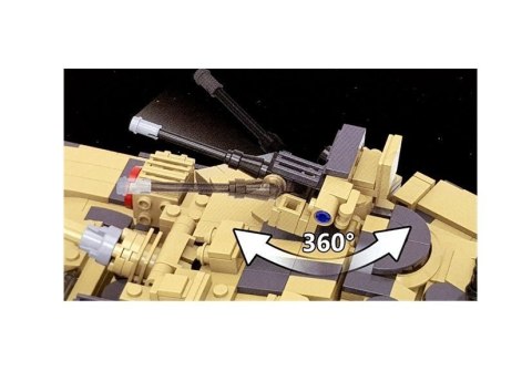 Klocki Konstrukcyjne Czołg T90 Cada 1722 Elementów Brązowe CaDA Klocki Konstrukcyjne Czołg T90 Cada 1722 Elementów Brązowe CaDA