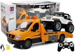 Laweta Transporter Mercedes- Benz Zdalnie Sterowany 2.4G 1:18 Wciągarka Double E