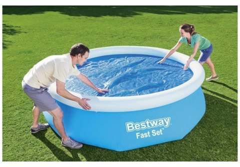 Pokrywa solarna do basenów stelażowych/ solarnych 305 cm Bestway 58241 Bestway Pokrywa solarna do basenów stelażowych/ solarnych 305 cm Bestway 58241 Bestway