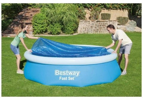 Pokrywa solarna do basenów stelażowych/ solarnych 305 cm Bestway 58241 Bestway Pokrywa solarna do basenów stelażowych/ solarnych 305 cm Bestway 58241 Bestway