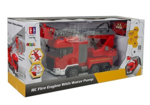 Straż Pożarna Zdalnie Sterowana 2.4G 1:20 Z Wodą Double E Straż Pożarna Zdalnie Sterowana 2.4G 1:20 Z Wodą Double E