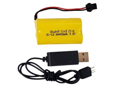 Koparka z Łyżką Zdalnie Sterowana 2.4G 1:20 Dźwięk Światła Double E Koparka z Łyżką Zdalnie Sterowana 2.4G 1:20 Dźwięk Światła Double E