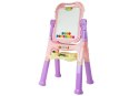 Tablica Magnetyczna Kredowa 2w1 Różowo-Fioletowa Akcesoria LEAN Toys Tablica Magnetyczna Kredowa 2w1 Różowo-Fioletowa Akcesoria LEAN Toys