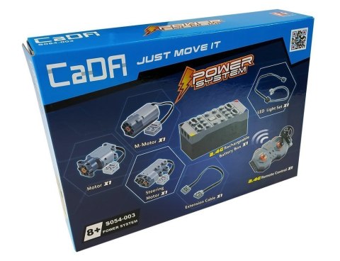 Zestaw Napędów Power Functions do Zdalnego Sterowania Silniczek do klocków Pilot R/C Powered UP Oświetlenie CaDA Zestaw Napędów Power Functions do Zdalnego Sterowania Silniczek do klocków Pilot R/C Powered UP Oświetlenie CaDA