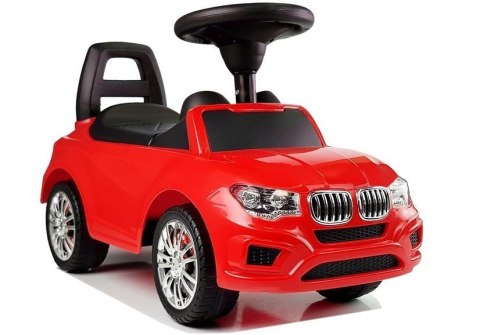 Samochód Jeździk "SuperCar" Nr5 z Dźwiękiem 84583 Czerwony LEAN CARS