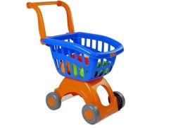Wózek Sklepowy Marketowy Owoce Jajka Zestaw zakupowy Nr14 71385 Wader Polesie