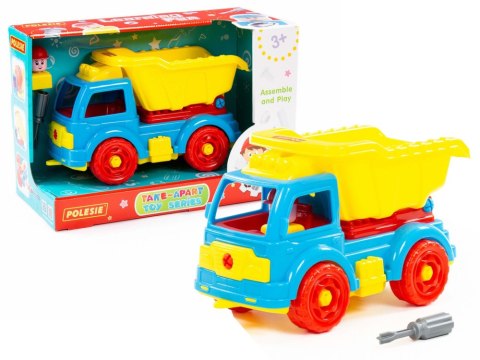 Wywrotka Transport Klocki Do Rozkręcania DIY 27 Elementów 84811 Wader Polesie Wywrotka Transport Klocki Do Rozkręcania DIY 27 Elementów 84811 Wader Polesie