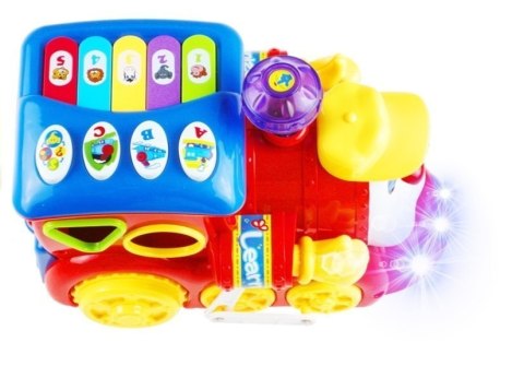 Wielofunkcyjna Lokomotywa z Klockami Edukacyjna LEAN Toys Wielofunkcyjna Lokomotywa z Klockami Edukacyjna LEAN Toys