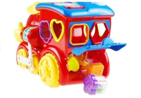 Wielofunkcyjna Lokomotywa z Klockami Edukacyjna LEAN Toys Wielofunkcyjna Lokomotywa z Klockami Edukacyjna LEAN Toys