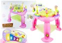 Wielofunkcyjna Trampolinka Skoczek Różowy LEAN Toys