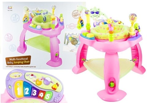 Wielofunkcyjna Trampolinka Skoczek Różowy LEAN Toys Wielofunkcyjna Trampolinka Skoczek Różowy LEAN Toys