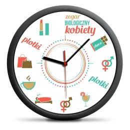 ZEGAR BIOLOGICZNY KOBIETY ŚCIENNY NA ŚCIANĘ CICHY