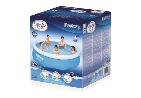 Basen Ogrodowy Rozporowy 305 x 76 cm Bestway 57266 Bestway Basen Ogrodowy Rozporowy 305 x 76 cm Bestway 57266 Bestway