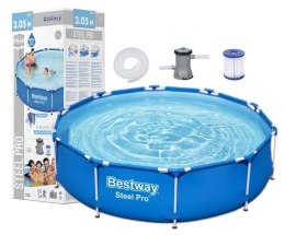 Basen Ogrodowy Stelażowy 305 cm x 76 cm Bestway 56679 Bestway