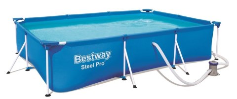 Basen Stelażowy 300 x 201 x 66 cm Bestway 56411 Bestway Basen Stelażowy 300 x 201 x 66 cm Bestway 56411 Bestway