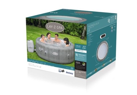 Dmuchane SPA z Masażem i Podgrzewaczem Wody 6 Osobowe 196 x 71 cm Bestway 60019 Bestway Dmuchane SPA z Masażem i Podgrzewaczem Wody 6 Osobowe 196 x 71 cm Bestway 60019 Bestway