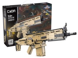 Karabin 17S Assault Rifle Khaki z Klocków 1406 Elementów CADA 76 cm CaDA