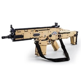 Karabin 17S Assault Rifle Khaki z Klocków 1406 Elementów CADA 76 cm CaDA