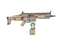 Karabin 17S Assault Rifle Khaki z Klocków 1406 Elementów CADA 76 cm CaDA