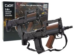 Karabin Pistolet Groza Klocki 1504 Elementów CADA 10 Pocisków CaDA