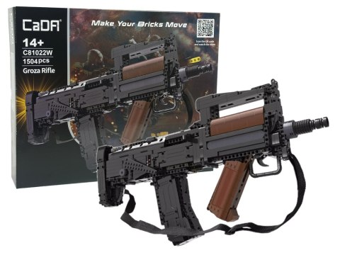 Karabin Pistolet Groza Klocki 1504 Elementów CADA 10 Pocisków CaDA Karabin Pistolet Groza Klocki 1504 Elementów CADA 10 Pocisków CaDA