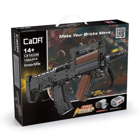 Karabin Pistolet Groza Klocki 1504 Elementów CADA 10 Pocisków CaDA Karabin Pistolet Groza Klocki 1504 Elementów CADA 10 Pocisków CaDA