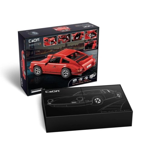 Klocki Konstrukcyjne Auto Sportowe Czerwone CADA 3236 Elementów CaDA Klocki Konstrukcyjne Auto Sportowe Czerwone CADA 3236 Elementów CaDA