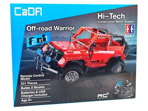 Klocki Konstrukcyjne Jeep Zdalnie Sterowany CADA 2.4G 531 Elementów CaDA Klocki Konstrukcyjne Jeep Zdalnie Sterowany CADA 2.4G 531 Elementów CaDA