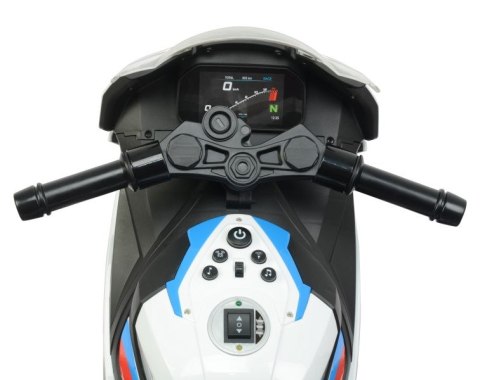 Motor Na Akumulator BMW S1000RR 2156 Biały LEAN CARS Motor Na Akumulator BMW S1000RR 2156 Biały LEAN CARS