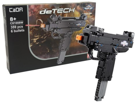 Pistolet Maszynowy z Klocków 359 Elementów CADA 6 Pocisków CaDA Pistolet Maszynowy z Klocków 359 Elementów CADA 6 Pocisków CaDA