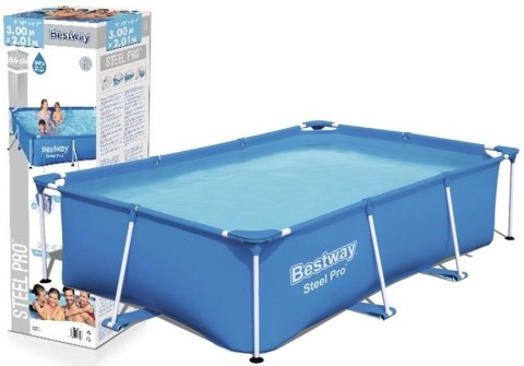Basen Ogrodowy Stelażowy 259 x 170 x 61cm Bestway 56403 Bestway