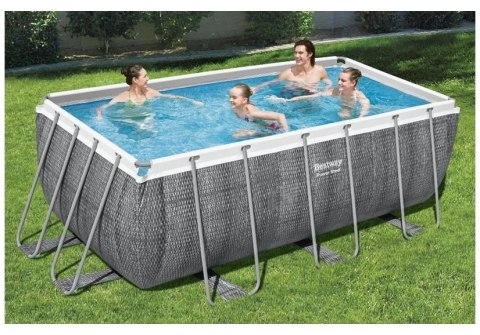 Basen Stelażowy Ogrodowy 412 x 201 x 122cm Bestway 56722 Bestway Basen Stelażowy Ogrodowy 412 x 201 x 122cm Bestway 56722 Bestway