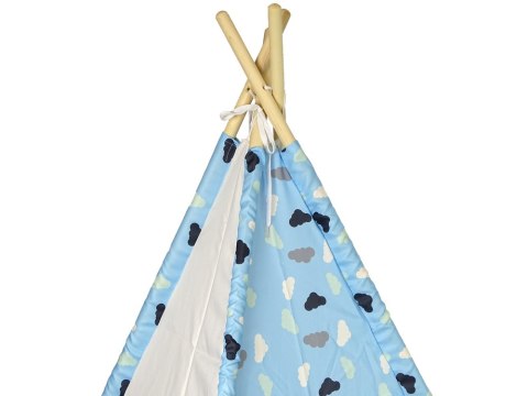 Domek Namiot Dla Dzieci Tipi Indiański Chmurki Wodoodporny Ogród LEAN Toys Domek Namiot Dla Dzieci Tipi Indiański Chmurki Wodoodporny Ogród LEAN Toys