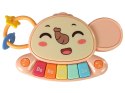 Interaktywny Pchacz, Chodzik Stolik 2w1 Różowy LEAN Toys