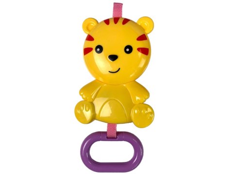 Kołyska Bujaczek Fotelik Krzesełko 2w1 Niebieski Tygrysa Dźwięki Wibracja LEAN Toys Kołyska Bujaczek Fotelik Krzesełko 2w1 Niebieski Tygrysa Dźwięki Wibracja LEAN Toys