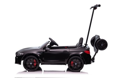 Auto Na Akumulator BMW M5 Z Platformą Dla Rodzica Czarne Lakierowane LEAN CARS Auto Na Akumulator BMW M5 Z Platformą Dla Rodzica Czarne Lakierowane LEAN CARS