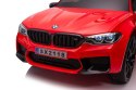 Auto Na Akumulator BMW M5 Z Platformą Dla Rodzica Czerwone Lakierowane LEAN CARS