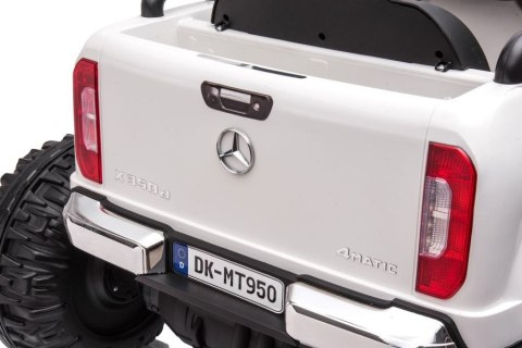 Auto Na Akumulator Mercedes DK-MT950 4x4 Biały LEAN CARS Auto Na Akumulator Mercedes DK-MT950 4x4 Biały LEAN CARS