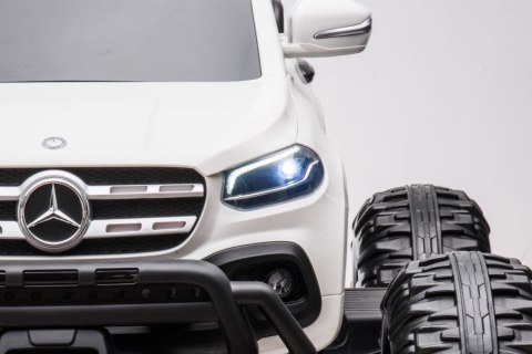 Auto Na Akumulator Mercedes DK-MT950 4x4 Biały LEAN CARS Auto Na Akumulator Mercedes DK-MT950 4x4 Biały LEAN CARS