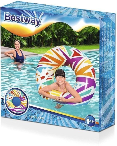 Dmuchane Koło Kolorowe 107 cm Bestway 36228 Bestway Dmuchane Koło Kolorowe 107 cm Bestway 36228 Bestway