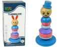 Drewniana Edukacyjna Piramidka Panda Balansująca Wieża LEAN Toys