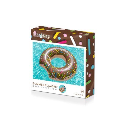 Koło Do Pływania Donut Czekoladowy 107 cm Bestway 36118 Bestway Koło Do Pływania Donut Czekoladowy 107 cm Bestway 36118 Bestway