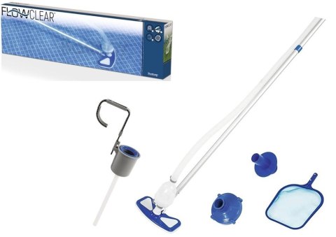 Zestaw Do Czyszczenia Basenu Deluxe + Skimmer Bestway 58237 Bestway Zestaw Do Czyszczenia Basenu Deluxe + Skimmer Bestway 58237 Bestway