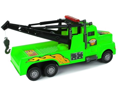 Auto Ciężarówka Holownik Pomoc Drogowa 1:10 Lina Zielona LEAN Toys Auto Ciężarówka Holownik Pomoc Drogowa 1:10 Lina Zielona LEAN Toys