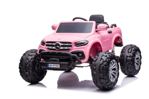Auto na Akumulator Mercedes DK-MT950 4x4 Jasny Róż LEAN CARS Auto na Akumulator Mercedes DK-MT950 4x4 Jasny Róż LEAN CARS