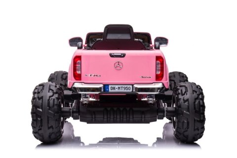 Auto na Akumulator Mercedes DK-MT950 4x4 Jasny Róż LEAN CARS Auto na Akumulator Mercedes DK-MT950 4x4 Jasny Róż LEAN CARS