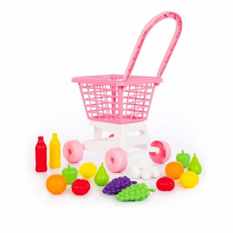 Wózek Sklepowy Marketowy Owoce Jajka Nr1 Różowy 68477 Wader Polesie Wózek Sklepowy Marketowy Owoce Jajka Nr1 Różowy 68477 Wader Polesie