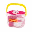 Zestaw Naczyń 4 Osoby Polesie Różowy Biały 29 Elementów 56573 Wader Polesie